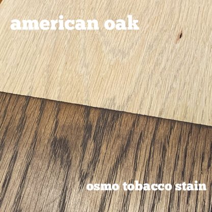 American Oak shelving with OSMO tobacco stain
